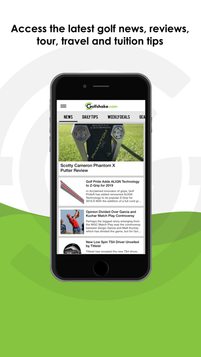 Screenshot #1 pour Golf Daily - Golfshake News