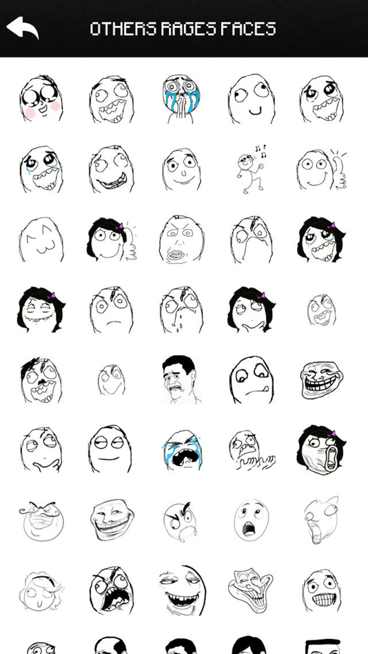 Funny Rages Faces - Stickers + - 2.2 - (iOS)