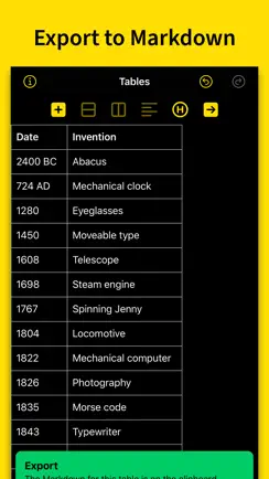 Markdown Tables iPhone image 2