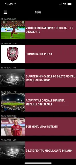 Game screenshot CFR1907 CLUJ apk