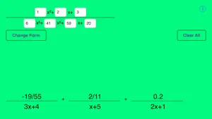 Partial Fractions screenshot 1