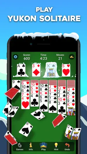 Yukon Russian - Solitaire Game screenshot 1
