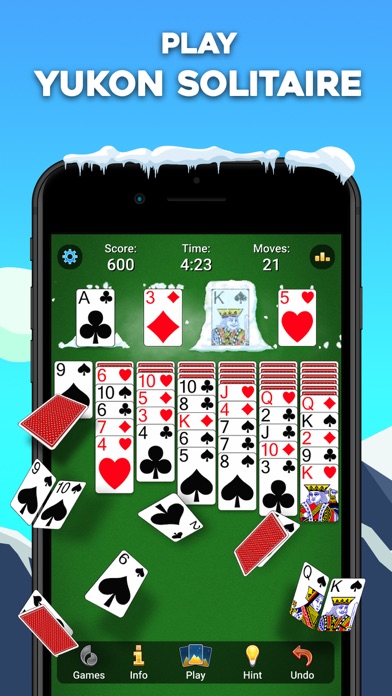 Screenshot #1 pour Yukon Russian – Solitaire Game