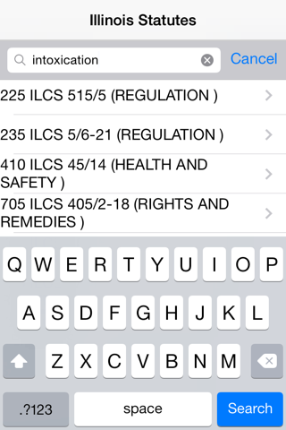 Illinois Statutes screenshot 2