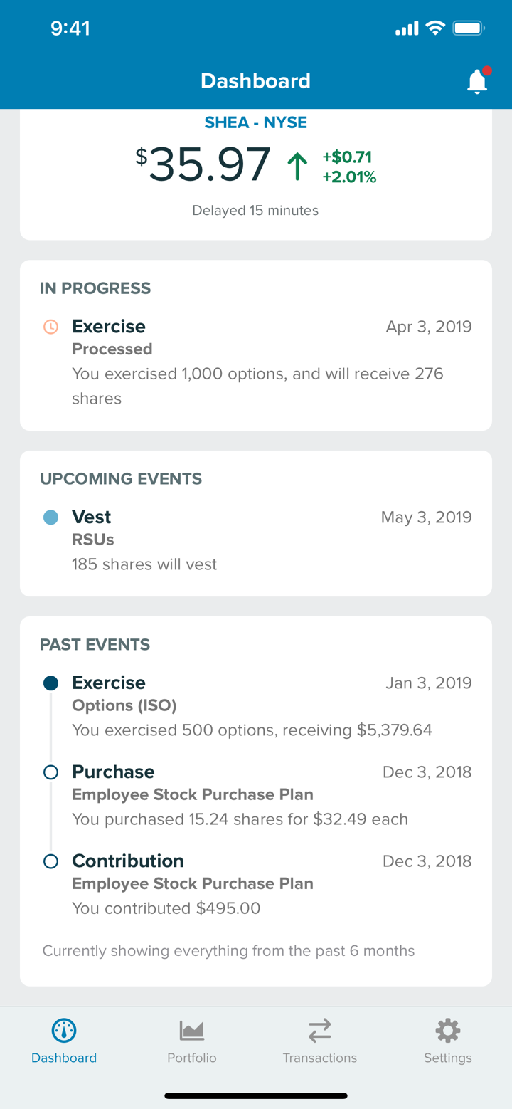 Stock Plan screenshot 3