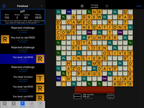 Words By Post iPad screenshot