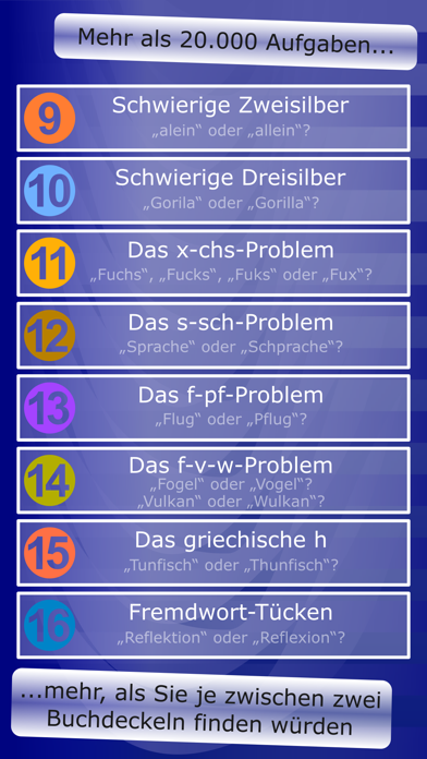Screenshot #2 pour Konsonantenrechtschreibung