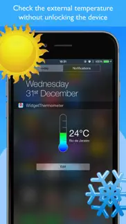widget thermometer simple iphone screenshot 3