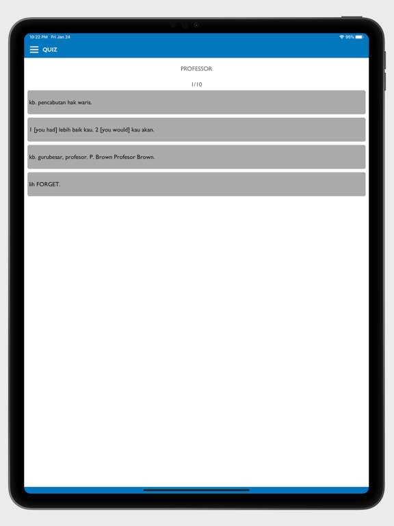 Kamus Inggris - Indonesia iPad screenshot