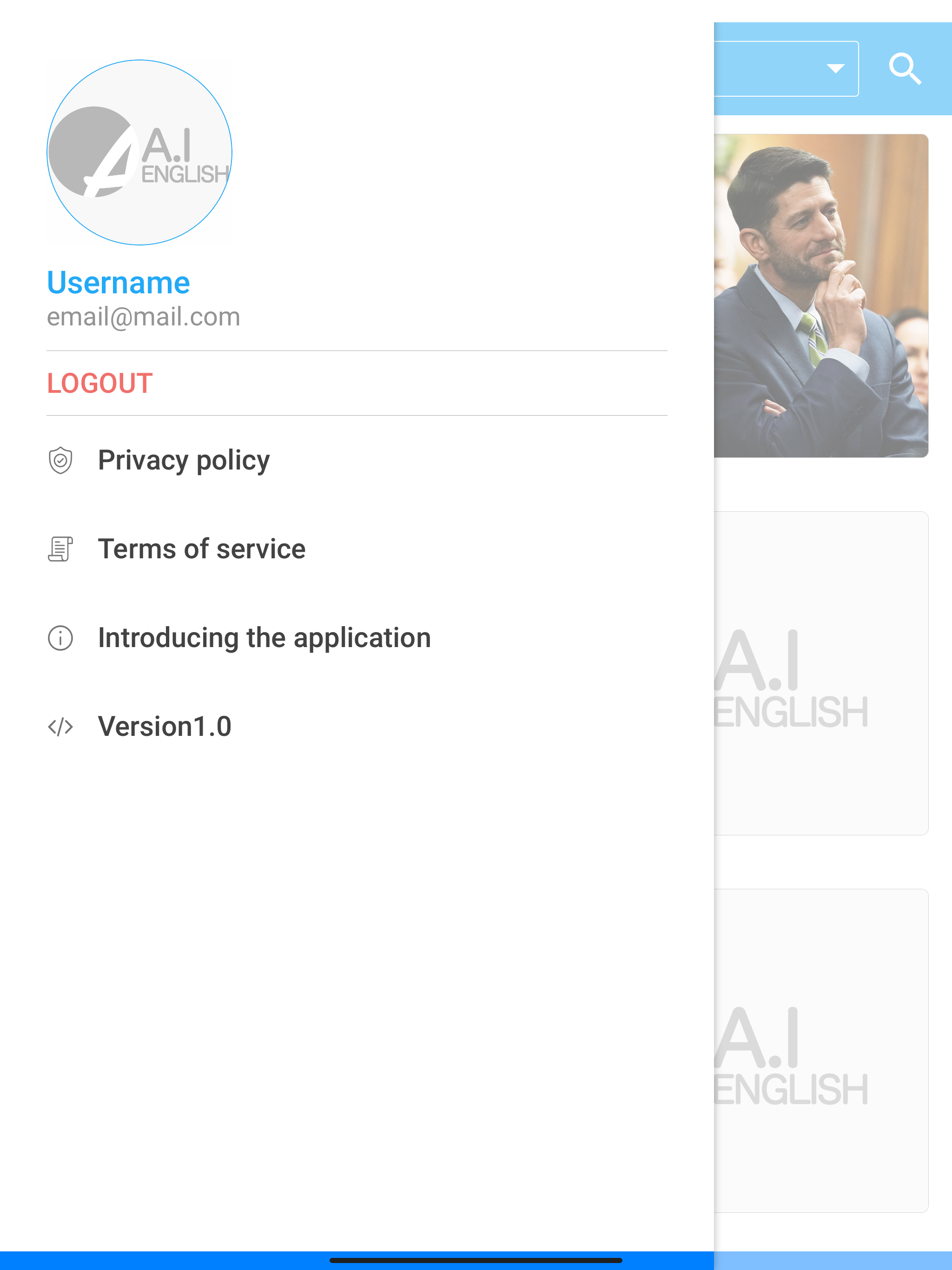 A.I English