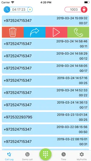 Funcall - Voice Changer & Rec screenshot 2