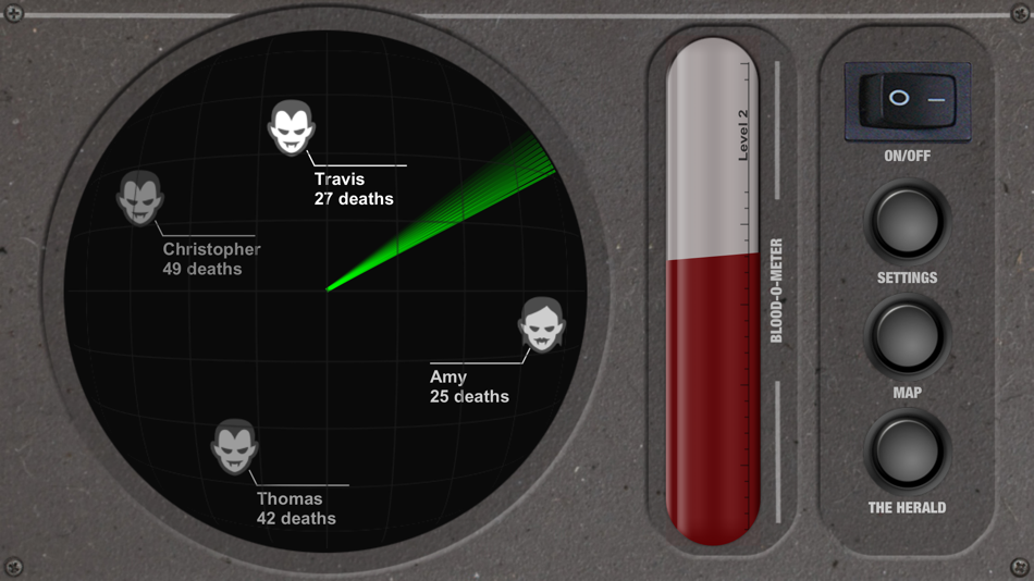 #1. Vampire Locator (iOS) 由: Sebastien Mougey