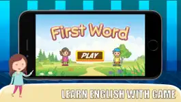Game screenshot First Words - Educational Game mod apk