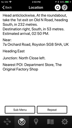 Seeing Eye GPS screenshot 2