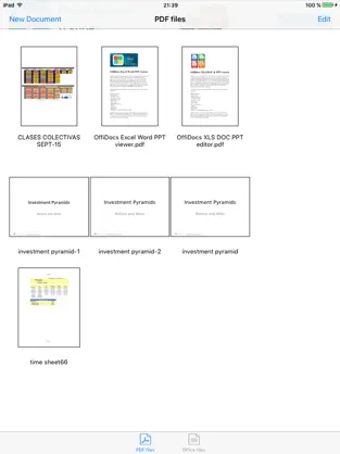 Screenshot 3 OffiDocs editor de XLS DOC PPT iphone