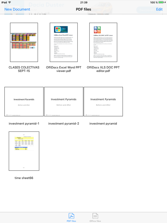 Screenshot #6 pour OffiDocs XLS DOC PPT éditeur