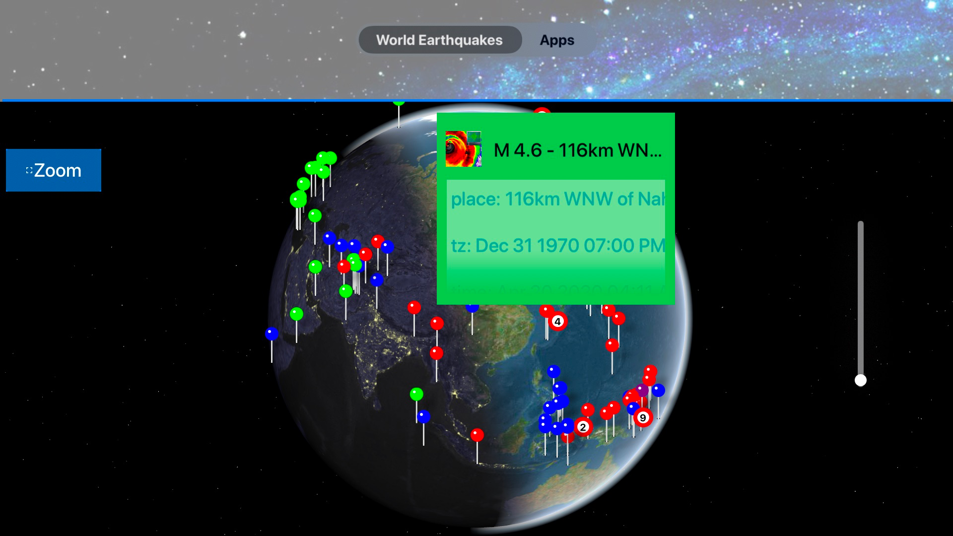 Instant USGS Earthquake Lite