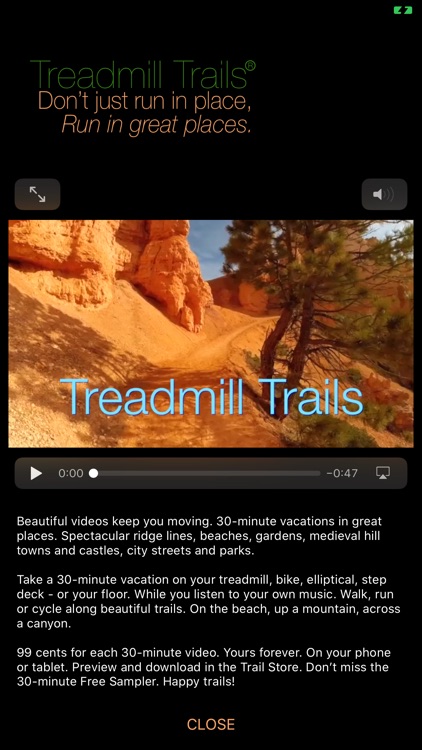 Treadmill Trails screenshot-0