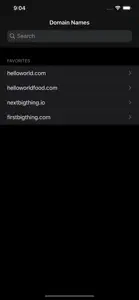 Domain Names screenshot #3 for iPhone