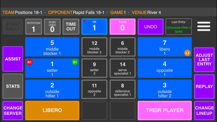 SoloStats Live Volleyball