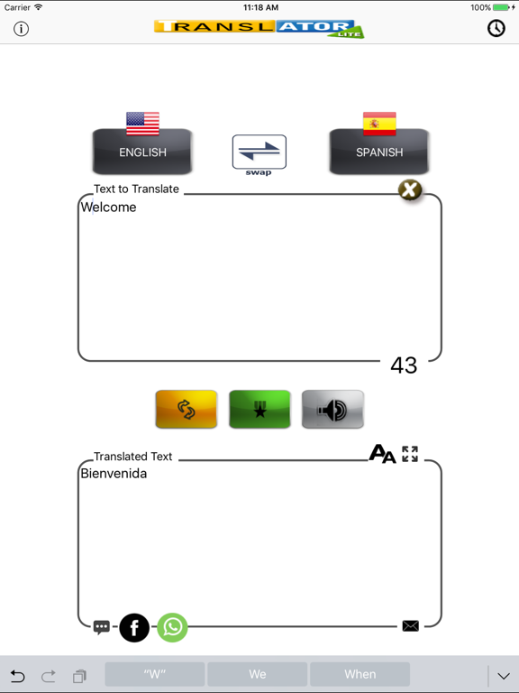 Screenshot #4 pour World Translator Lite