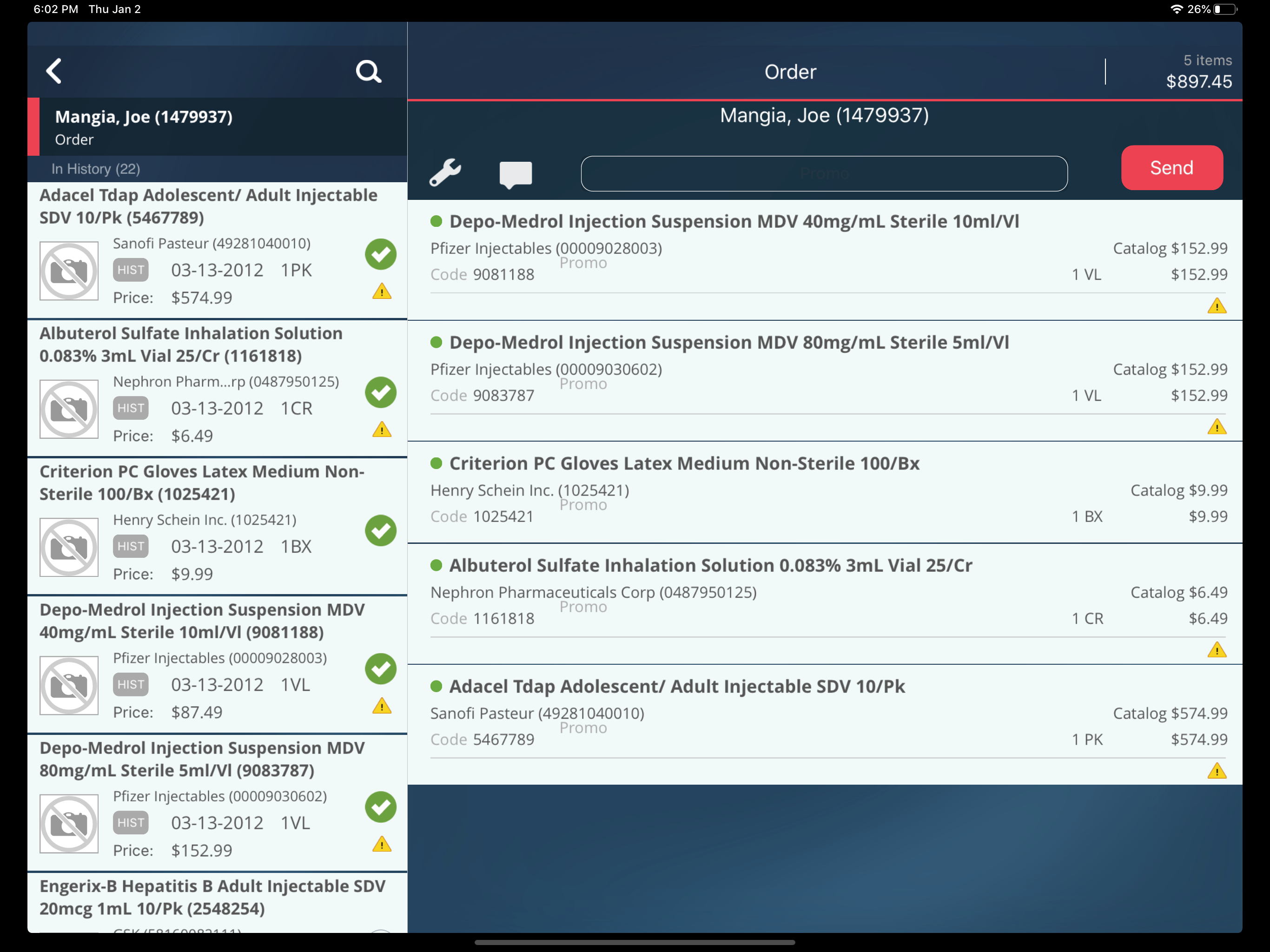 Henry Schein Portal screenshot 10