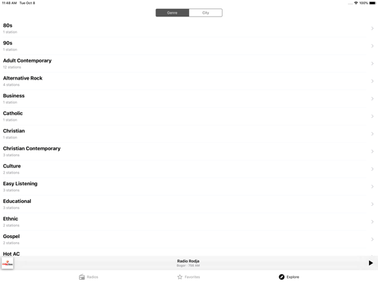 Radio FM Indonesia iPad screenshot 4 - Music app