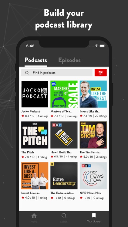 Hubl: Podcast Episode Ratings screenshot-6