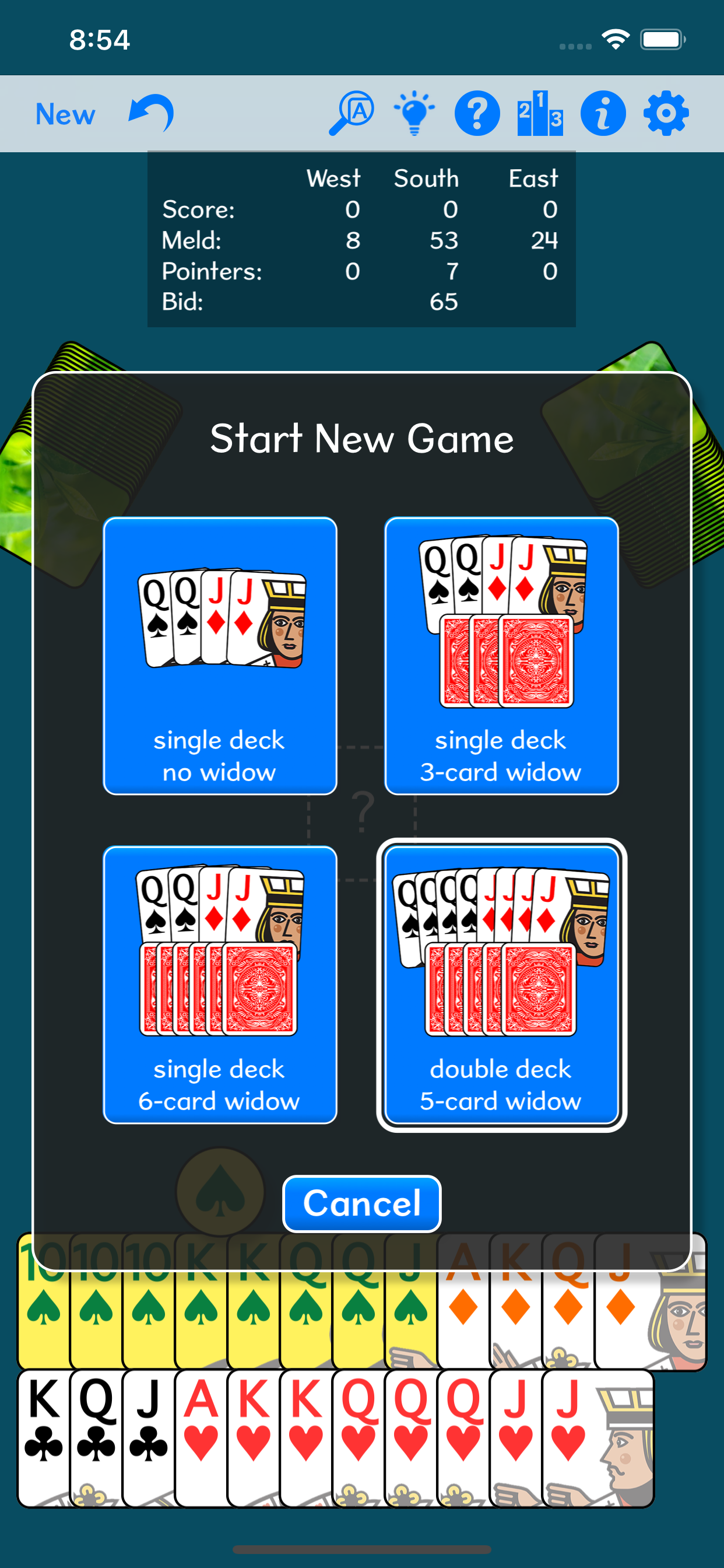 Cutthroat Pinochle+ screenshot 3
