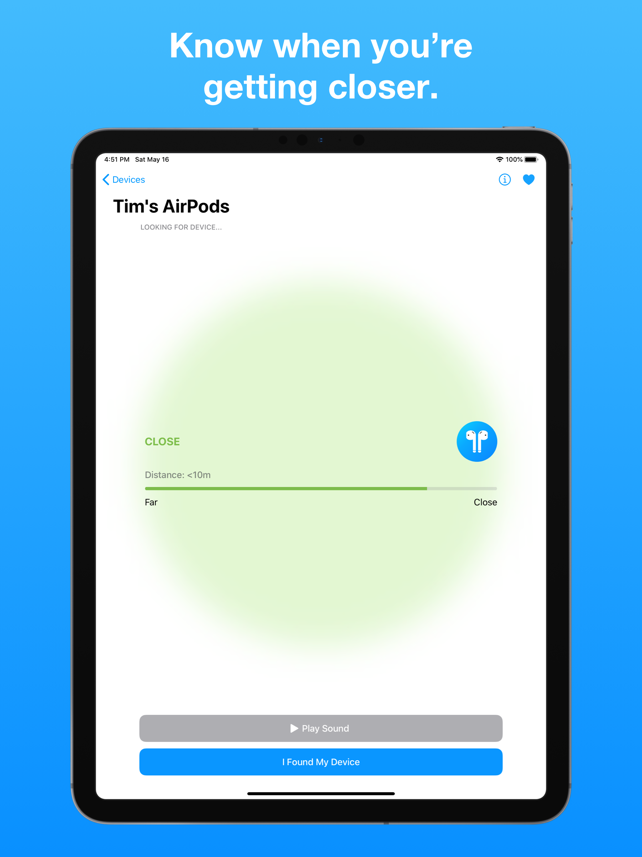 Find My Bluetooth Device Screenshot