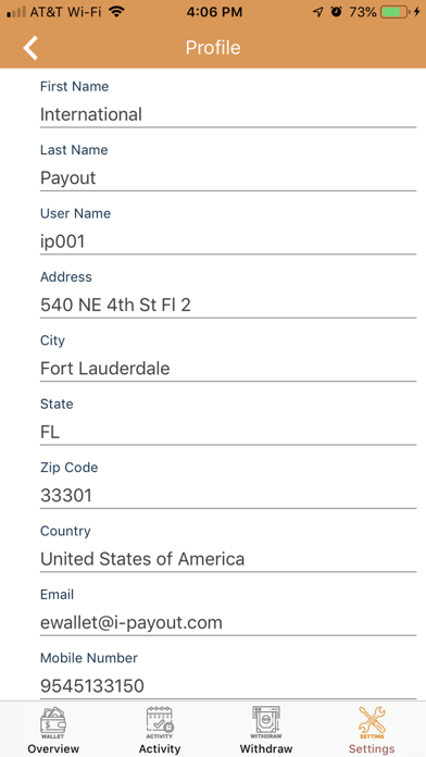 JM World Pay screenshot