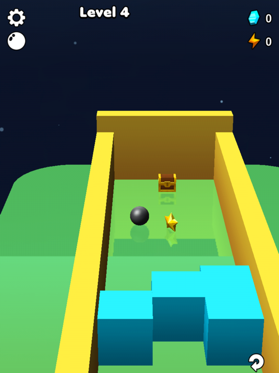 Ball To Star iPad screenshot 1 - Games app