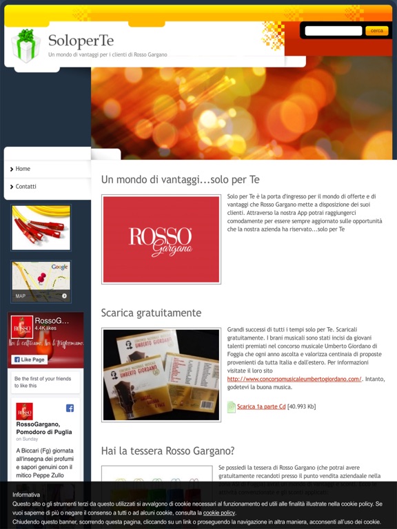Rosso Gargano iPad screenshot 4 - Food & Drink app