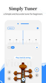 Simply Tuner - Violin, Cello screenshot