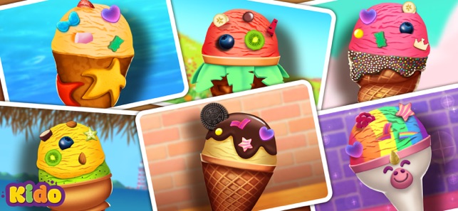 Ice Cream Making Game For Kids by KIDOSPACE LTD