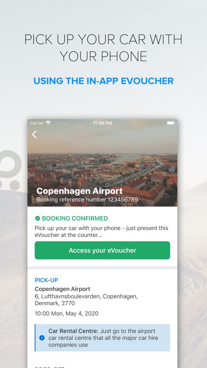 Rentalcars.com Car rental App