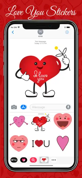 Game screenshot Love & Heart Stickers apk