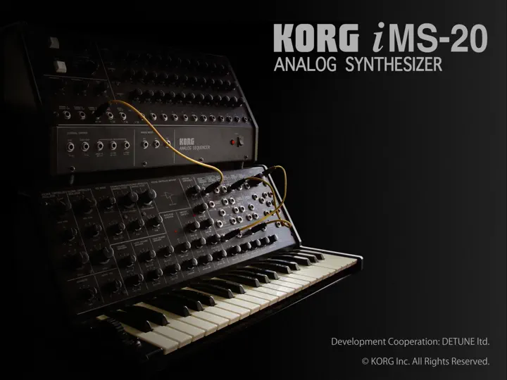 Captura de pantalla de KORG IMS-20 en iPhone 1