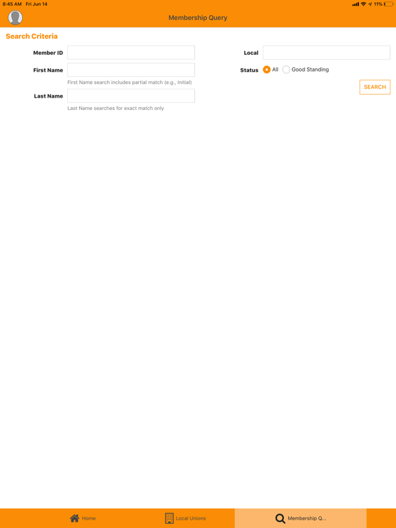LIUNA Officers iPad screenshot 3 - Business app