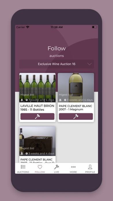 Best Wine Auctions Screenshot