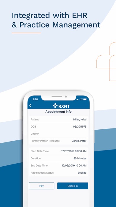 RXNT Check-In Screenshot