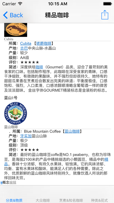 咖啡百科知识大全 Screenshot
