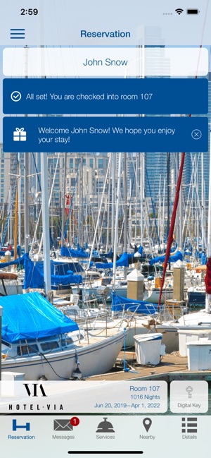 Hotel VIA App