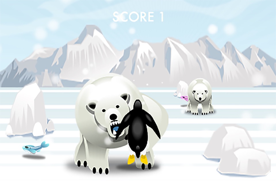 Penguin 3D Arctic Runner LT screenshot 2