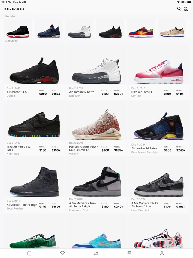Sneaker Crush - Release Dates on the 