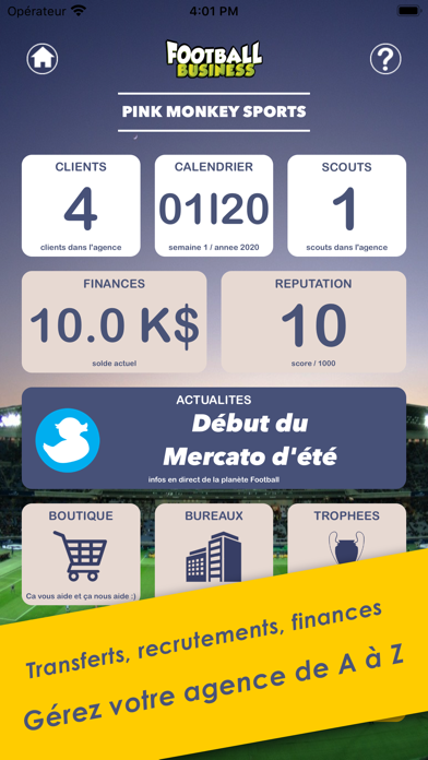 Screenshot #1 pour Football Business