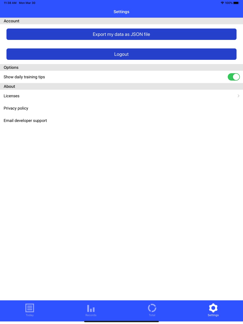 iPad screenshot