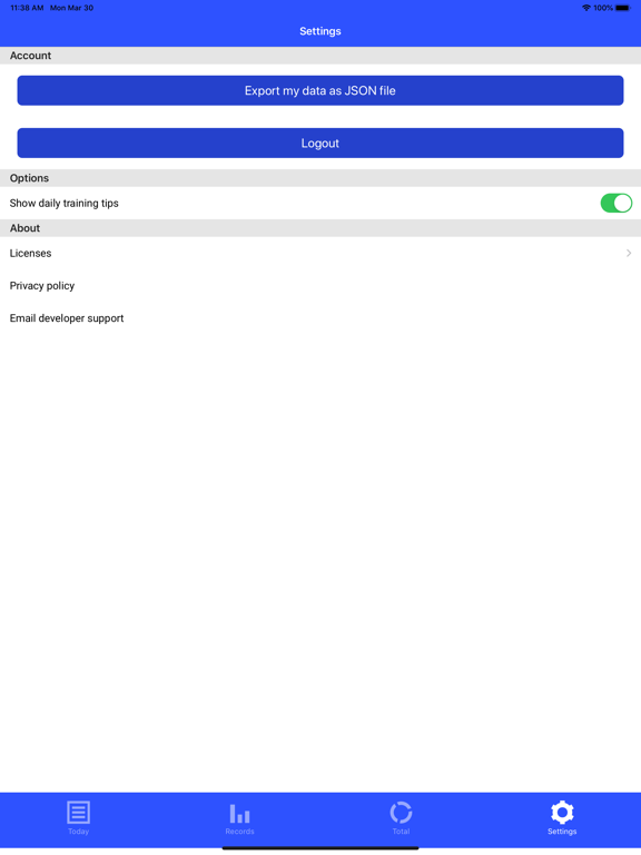 Train Up iPad screenshot