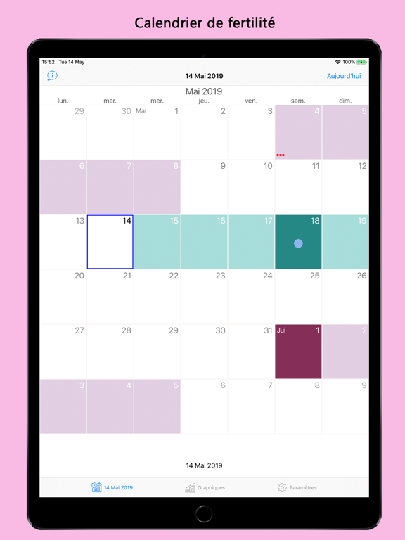 Screenshot #4 pour xDot - Fertility Tracker