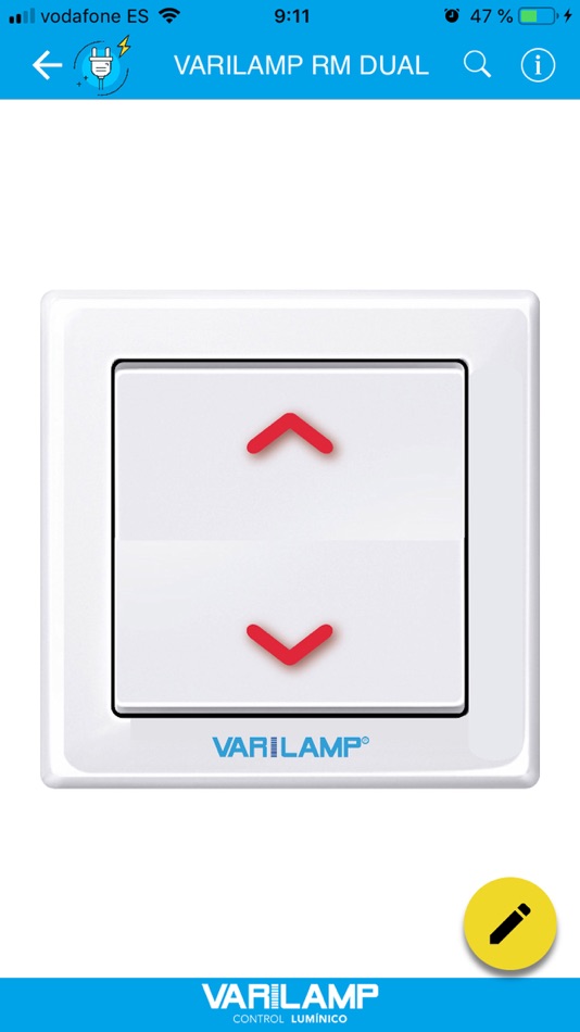 #5. RM Control Dual (iOS) Podle: VARILAMP SL